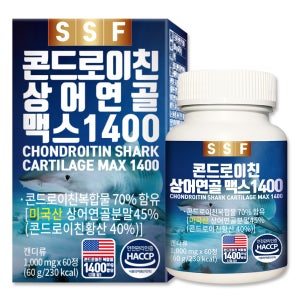 순수식품 콘드로이친 상어연골 맥스 1400 1000mg x 60정