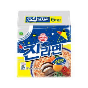 (80개) 오뚜기 진라면 멀티 순한맛 120gx40개/ 2 BOX