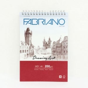 파브리아노 드로잉아트 상단스프링 200g CS01 (A5)