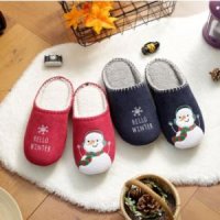 HOME SLIPPER 눈사람 커플 크리스마스 슬리퍼