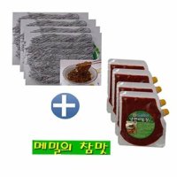 봉평 생면 메밀 칼국수 비빔면 세트 5 6kg 비빔장2kg