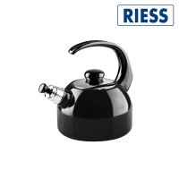 리스 법랑 휘슬 주전자 2L - RIESS WHISTLING KETTLE 18 2 00L -BLACK