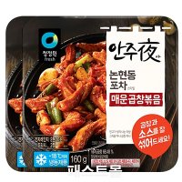 청정원 안주야 논현동포차 매운곱창볶음 160g 2개