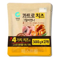 청정원 콰트로 치즈그릴비엔나 300g x 2개입 x 3개