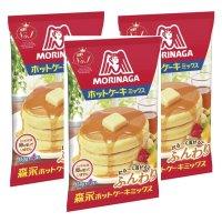 Morinaga Hot Cake Mix 일본 모리나가 핫 케이크 와플 믹스 폭신폭신 베이킹 600g 3팩