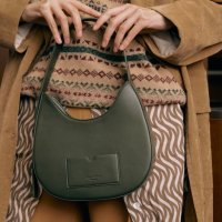 크리스틴프로젝트 DROP HOBO BAG MINI DARK MATCHA