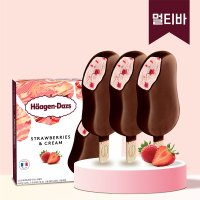 하겐다즈 스트로베리앤크림 멀티바 x 3