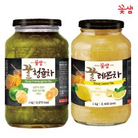 꽃샘식품 꽃샘 꿀대추차 1KG 꿀레몬차 1KG 2KG 액상차 과일청