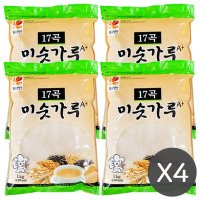 뚜레반 뚜레반 17곡 미숫가루 곡물 선식 간식 1kg x 4개