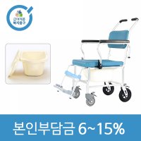 미키코리아 노인복지용구 요양인정번호필수 휠체어형 이동변기 목욕의자 다목적 실버용품 PT-100