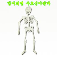 야광 인체골격모형만들기