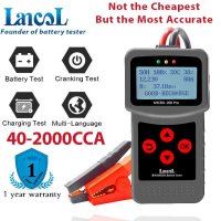 Lancol Micro200 프로 자동차 배터리 테스터 12V 납 산성 분석기 크랭킹 테스트 충전 진단 도구 402000CCA