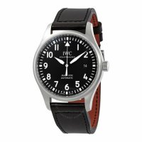 IWC Pilot s 마크 XVIII 18 어린왕자 오토매틱 블랙다이얼 검판 남성 시계 IW327009