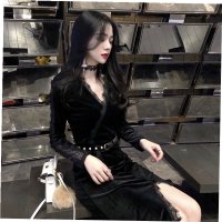 SAMARA 원피스 가을 캐주얼 데일리