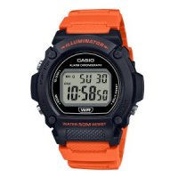 카시오 시계 남성용 전자시계 우레탄밴드 CASIO W-219H-4A