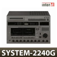 INTER-M 인터엠 SYSTEM 120W 앰프 엠프 AMP CDP MP3 더블데크 스피커셀렉터 SYSTEM-2120G