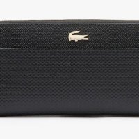 라코스테 LACOSTE Women s Chantaco Leather 12 Card Wallet POSEIDON C72 NF2739CE