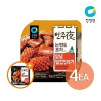 청정원 안주야 양념벌집껍데기160g x 4개