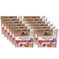 Quaker Protein Oatmeal Cups Cranberry Almond 퀘이커 프로틴 오트밀 컵 크랜베리 아몬드 62g 12팩