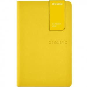 16000 모나미 지퀀스노트 더칼라 80g A6 (90x140mm) 라인노트 200page - 머스타드