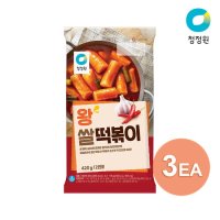 청정원 왕쌀떡볶이 420g X 3개