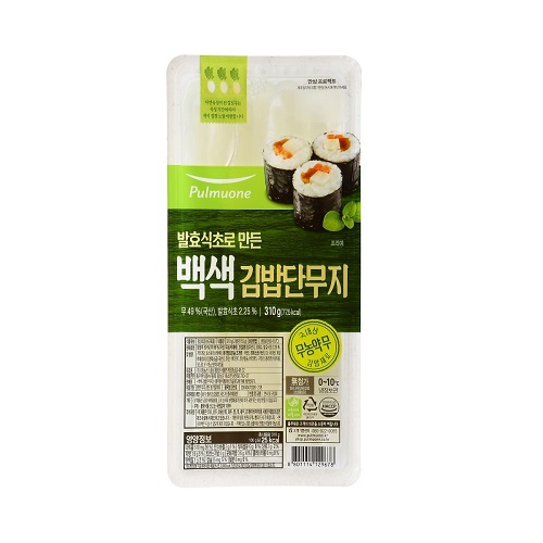 풀무원 무농약 무 백색단무지 310g x 2개