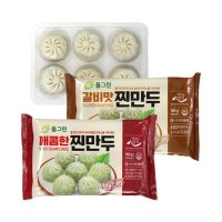 고향의맛 전자레인지 3분OK 매콤한 찐만두 168gX10팩 갈비맛찐만두 168gX10팩