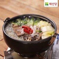 UNKNOWN 채선당 소고기 샤브탕 800g x 3팩 칼국수면 230g x 3개 칠리소스