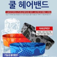 쿨헤어밴드 스포츠밴드 인콘트로 냉감원단 머리띠 운동밴드