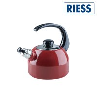 리스 법랑 휘슬 주전자 2L - RIESS WHISTLING KETTLE 18 2 00L - color-Red