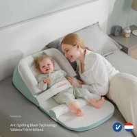 접이식 역류방지 쿠션 아기 신생아 수유 침대 휴대용