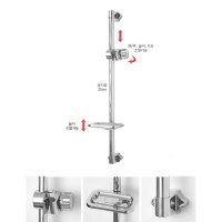 국산 샤워기헤드 걸이 슬라이드바 거치대 샤워기행거 샤워기슬라이드바