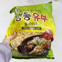 식자재왕 냉동유부슬라이스 1kg x 1개 아이스박스포장