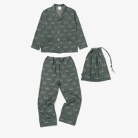 아이앱 스튜디오 파자마 세트 딥 그린 IAB Studio Pajama Set Deep Green