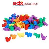 EDX edx education 농장동물 모형 수세기 72개 세트