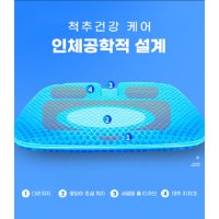 쿨매트 베타젤방석 쿨젤리 벌집젤리쿠션 강호동방석 벌집퍼즐링 의자 자동차방석 커버포함