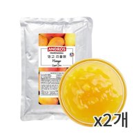 앤드로스 망고 리플잼 1kg 망고퓨레 과일쨈 스무디 과일원액 스프레드 과일토핑