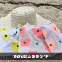 강아지옷 플라워댄스 M 1P 애견 외출 티셔츠