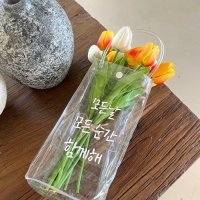 PVC 투명 백 DIY 칠링백 레터링 낙서 기념일