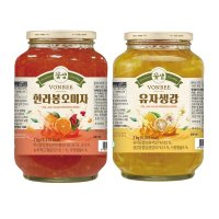 본비 블렌디드 액상차 2kg x 2 한라봉오미자 유자생강