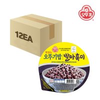 [오뚜기] 맛있는 오뚜기밥 발아흑미 210g x 12개