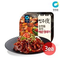 청정원 청정원 안주야 논현동 포차스타일 매운껍데기 180g x 4팩