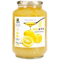 씨밀레 봉밀 유자차 2kg 레몬차 2kg