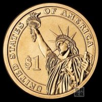 U.S. $1 18대 대통령 율리시스 그랜트 미국 해외 희귀주화 기념동전 행운의선물