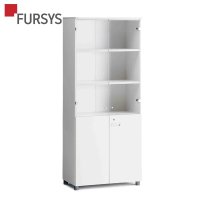 퍼시스 CABINET 5단 캐비닛 상단 유리도어 CAC385GN 800