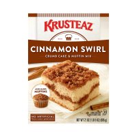 Krusteaz Crumb Cake Mix Cinnamon Swirl 크러스티즈 크럼브 케이크 믹스 시나몬 스월 595g