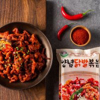 매운 양념 무뼈 닭발 250g 냉동식품 캠핑간 편식