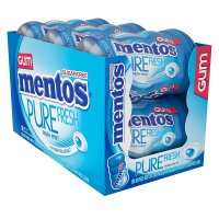 퍼페티반멜 Mentos 멘토스 퓨어 프레시 민트 자일리톨 껌 대용량 Pure Fresh Mint 50개입 6팩 1개