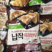 풀무원 납작 지짐 만두 1kg