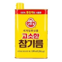 오뚜기 고소한참기름(캔) 1000ML x 8개